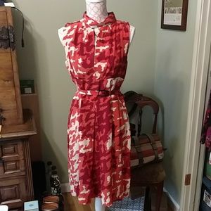Just cavali sleeveless red camo